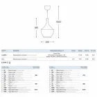 The pendant lamp Ceramic Glaze 3 Aldo Bernardi Viadurini