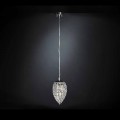 Egg-shaped crystal pendant lamp Egg, modern design