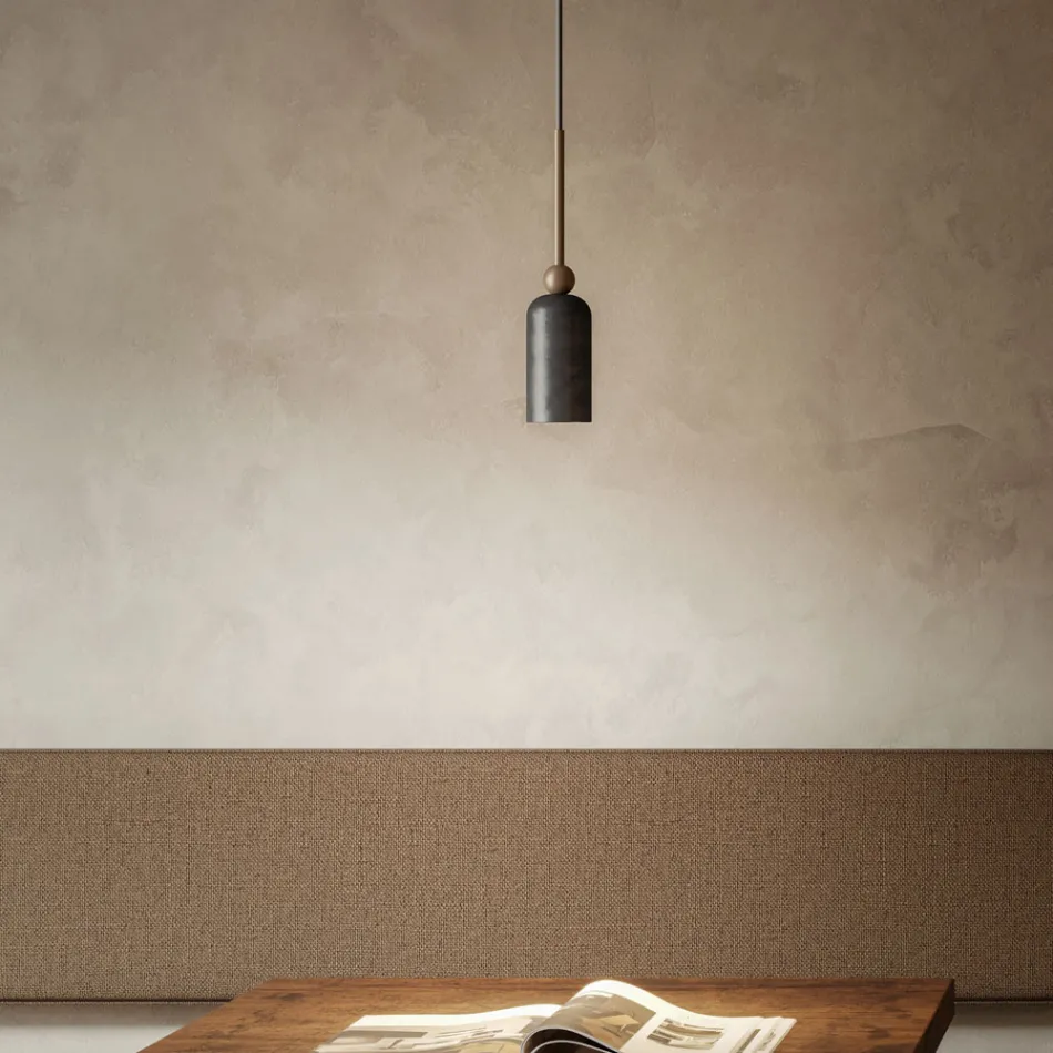 Suspension Lamp in Different Finishes Made in Italy - Lady Viadurini