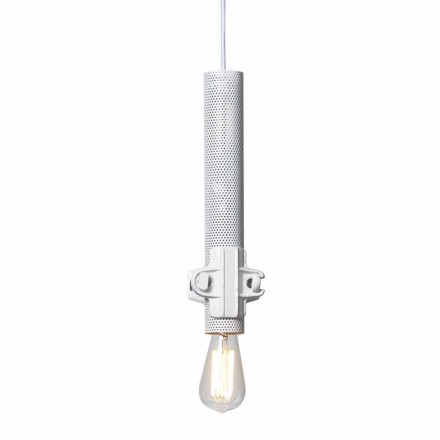 Suspension Lamp in White, Anthracite or Gold Metal 2 Sizes - Meccasmo Viadurini