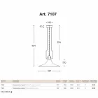 Pendant lamp in brass and copper mill with hook Viadurini