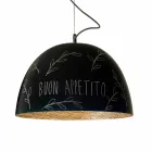 Suspension lamp in resin In-es.artdesign H2o Modern blackboard Viadurini