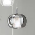 Double Layer Blown Glass Pendant Lamp Made in Italy - Trilly 