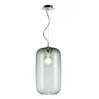 Hand Blown Glass Suspension Lamp Made in Venice - Bamboo Viadurini