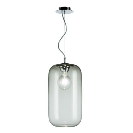 Hand Blown Glass Suspension Lamp Made in Venice - Bamboo Viadurini
