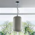Hand Blown Glass Suspension Lamp Made in Venice - Bamboo