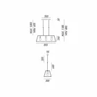 Industrial pendant lamp 3 London lights Il Fanale Viadurini