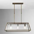 Industrial pendant lamp 3 London lights Il Fanale Viadurini