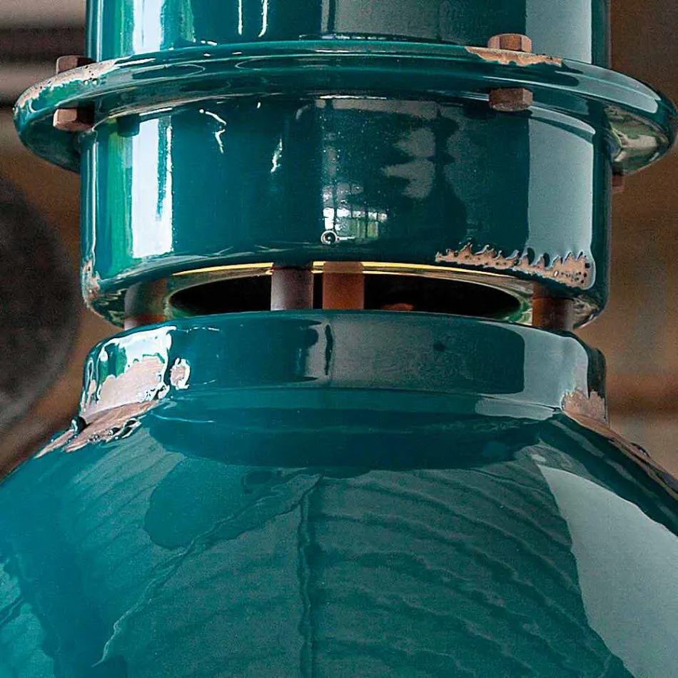 Lamp Industrial suspension handcrafted design Katie Viadurini