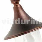 Outdoor suspension lamp in aluminum made in Italy, Anusca Viadurini