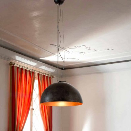 Pendant lamp small steel Moonlight Viadurini