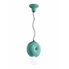 Round Ceramic Suspension Lamp Made in Italy - Bumbum Viadurini