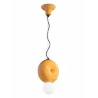 Round Ceramic Suspension Lamp Made in Italy - Bumbum Viadurini