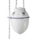 Ups and Down Suspension Lamp in Decorated Ceramic 2 Sizes - Asti Viadurini