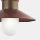 Vintage Suspension Lamp in Brass and Copper with Chain - Borgo by Il Fanale Viadurini