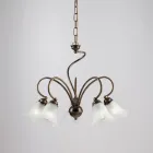 Handcrafted glass and metal lamp for refined spaces – Cometa Viadurini