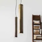 cylindrical pendant lamp Ø8 Girasoli Il Fanale Viadurini