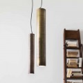 Cylindrical pendant light Girasoli Ø8 Il Fanale, made in Italy