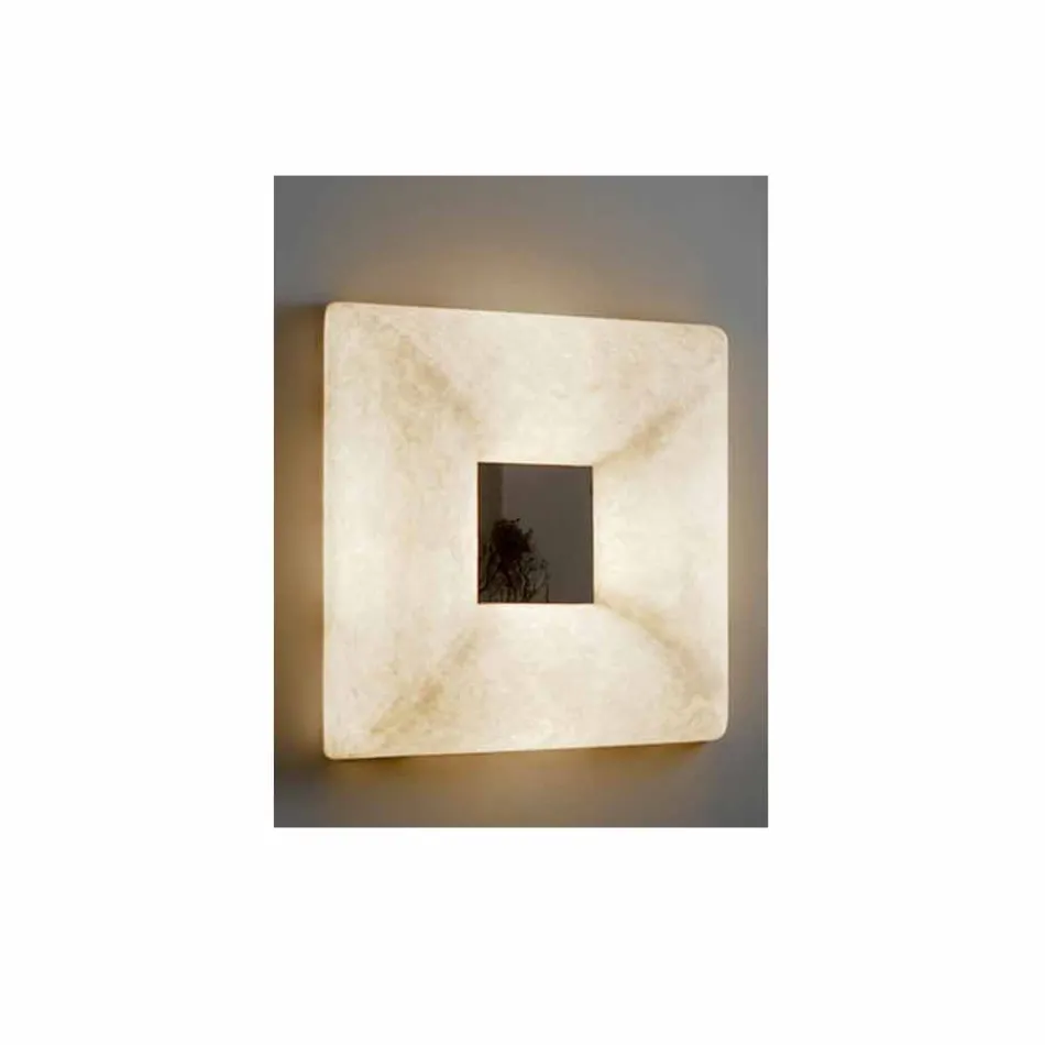 In-es.artdesign Ego designer wall mirror lamp in nebulite Viadurini