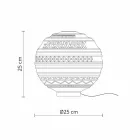 Table Lamp in White Satin Glass and Metal Modern Design - Morse Viadurini