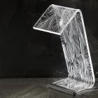 LED Standing Lamp Acrylic Crystal Laser Decoration - Possett Viadurini