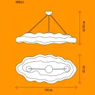 Outdoor Design Suspension Lamp in Polyethylene - Nefos by Myyour Viadurini