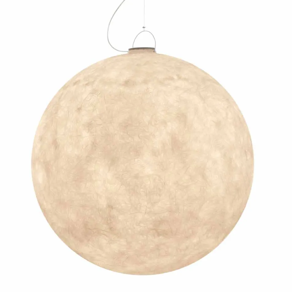 In-es.artdesign Luna Out suspension outdoor lamp in nebulite Viadurini