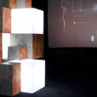Bright Slide Cube design outdoor lamp produced in Italy Viadurini