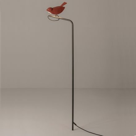 Outdoor Lamp in Enamelled Tuscan Majolica Made in Italy - Uccellino Viadurini