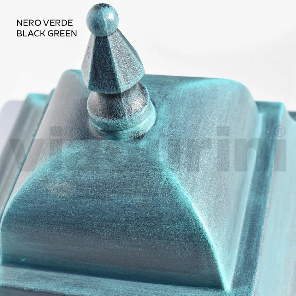 Outdoor Lamp in Glass and Aluminum in 5 Different Finishes - Alchemist Viadurini