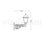 Outdoor Lamp in Glass and Aluminum in 5 Different Finishes - Alchemist Viadurini