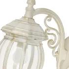 Vintage Style Outdoor Lamp in White Aluminum Made in Italy - Dodo Viadurini