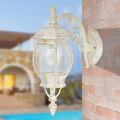 Vintage Style Outdoor Lamp in White Aluminum Made in Italy - Dodo