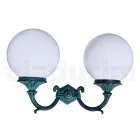 Garden Lamp with 2 Acrylic Lights and Aluminum Structure - Trovanero Viadurini