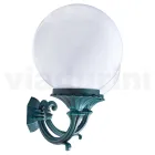 Garden Lamp with 2 Acrylic Lights and Aluminum Structure - Trovanero Viadurini