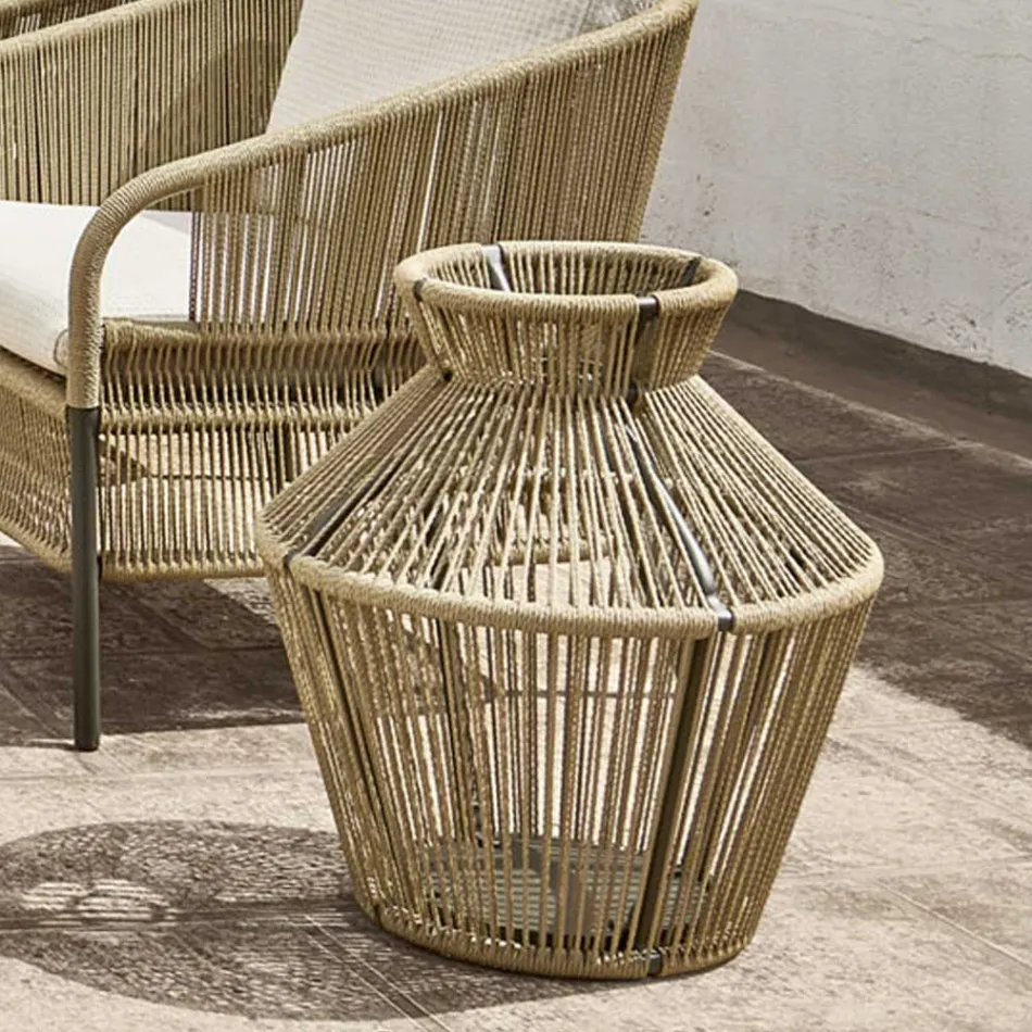 Fiber and Aluminum Garden Lamp Made in Italy - Cricket by Varaschin Viadurini