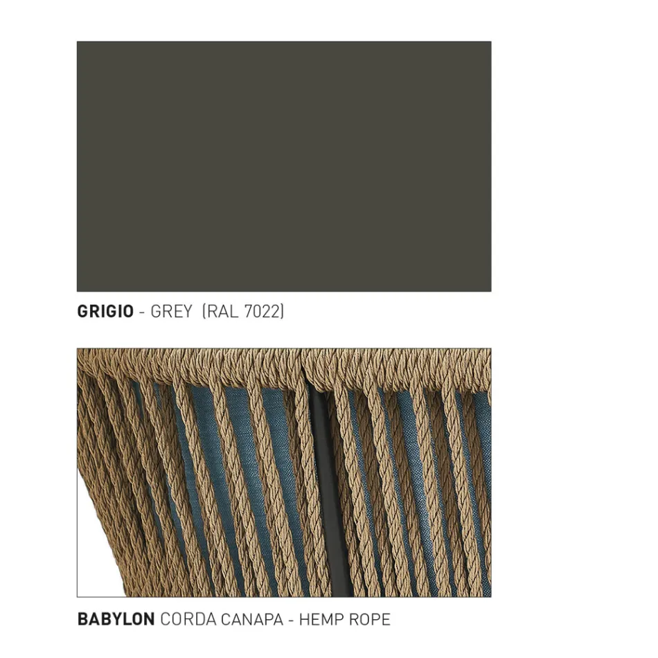 Fiber and Aluminum Garden Lamp Made in Italy - Cricket by Varaschin Viadurini