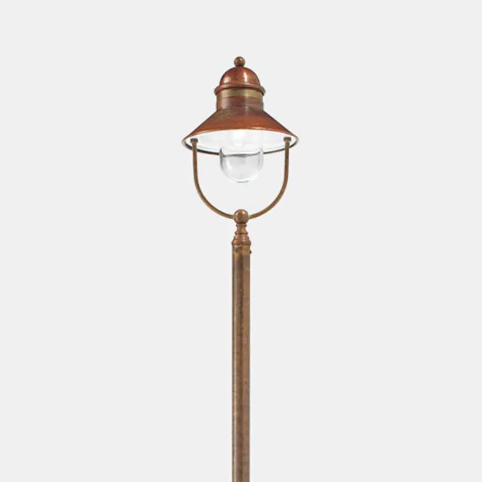 Garden Lamp Lamppost Vintage Brass and Copper 3 Sizes - Borgo by Il Fanale Viadurini