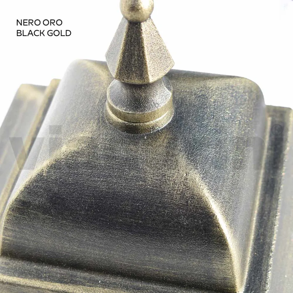 Outdoor Wall Lamp in Aluminum and Sandblasted Glass - Alchemist Viadurini