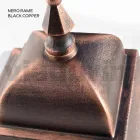 Outdoor Wall Lamp in Aluminum and Sandblasted Glass - Alchemist Viadurini