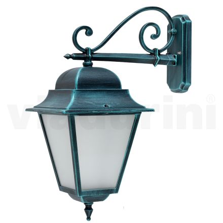 Outdoor Wall Lamp in Aluminum and Sandblasted Glass - Alchemist Viadurini