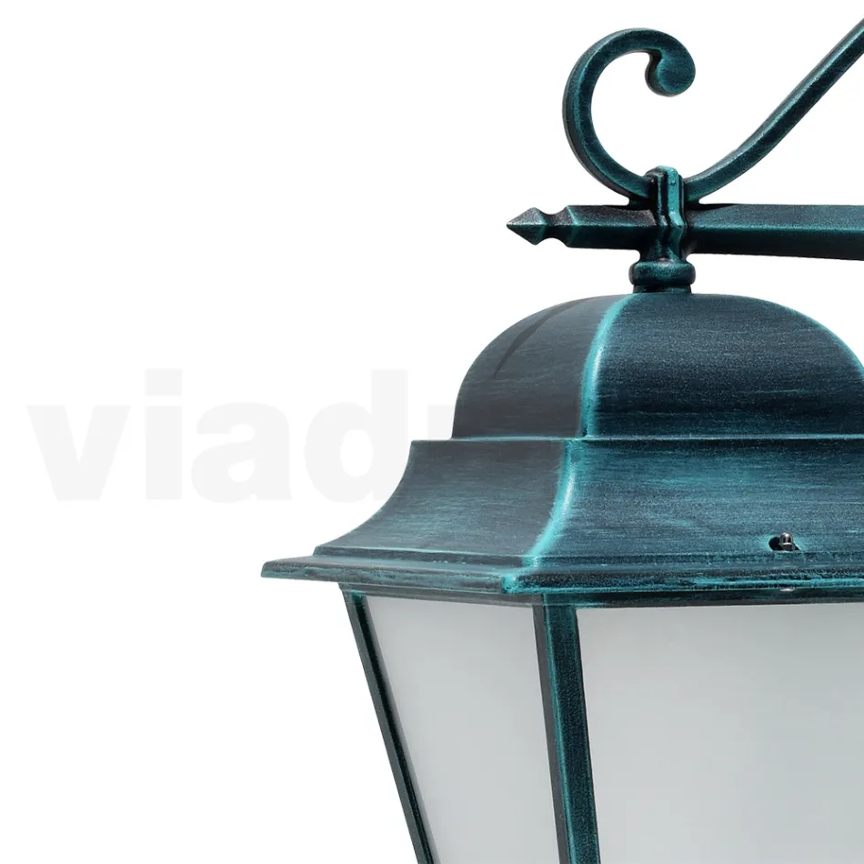 Outdoor Wall Lamp in Aluminum and Sandblasted Glass - Alchemist Viadurini