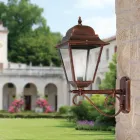 Outdoor Wall Lamp in Aluminum and Transparent Glass - Alchemist Viadurini