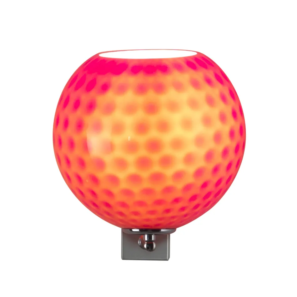 Artisan Wall Lamp in Venetian Blown Glass - Bolle Balloton Viadurini