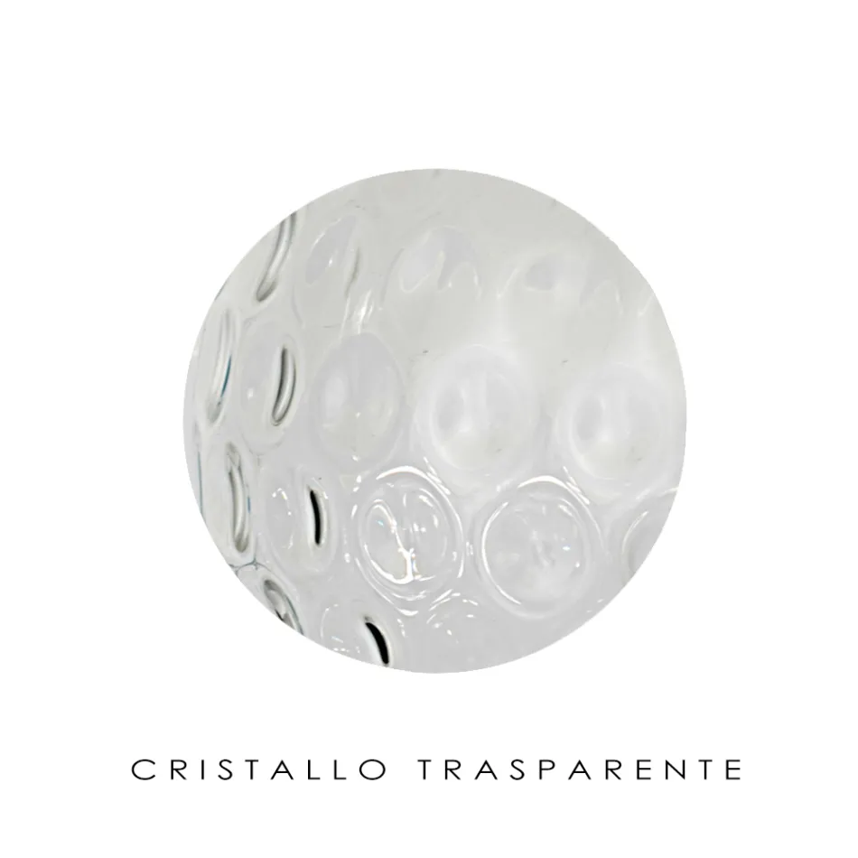 Artisan Wall Lamp in Venetian Blown Glass - Bolle Balloton Viadurini