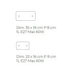 Handcrafted Wall Lamp in Blown and Decorated Venetian Glass - Mary Viadurini