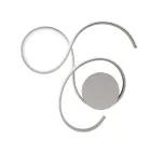 Wall Lamp with LED in Painted Metal Modern Design - Trella Viadurini