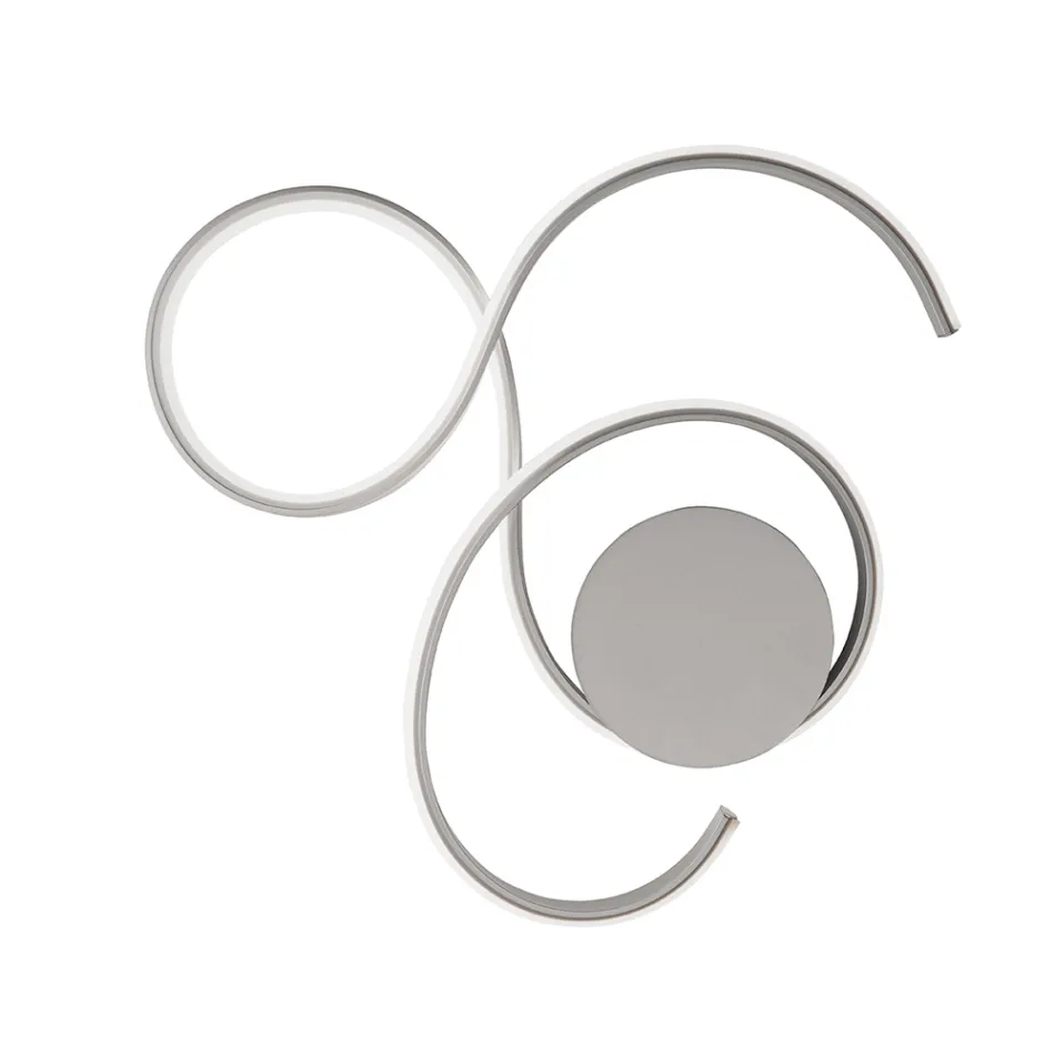 Wall Lamp with LED in Painted Metal Modern Design - Trella Viadurini