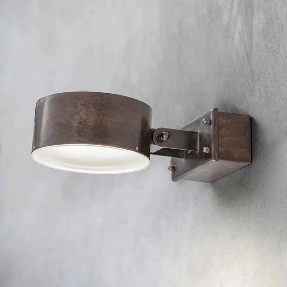 Brass Wall Lamp Made in Italy - Acelum Aldo Bernardi Viadurini