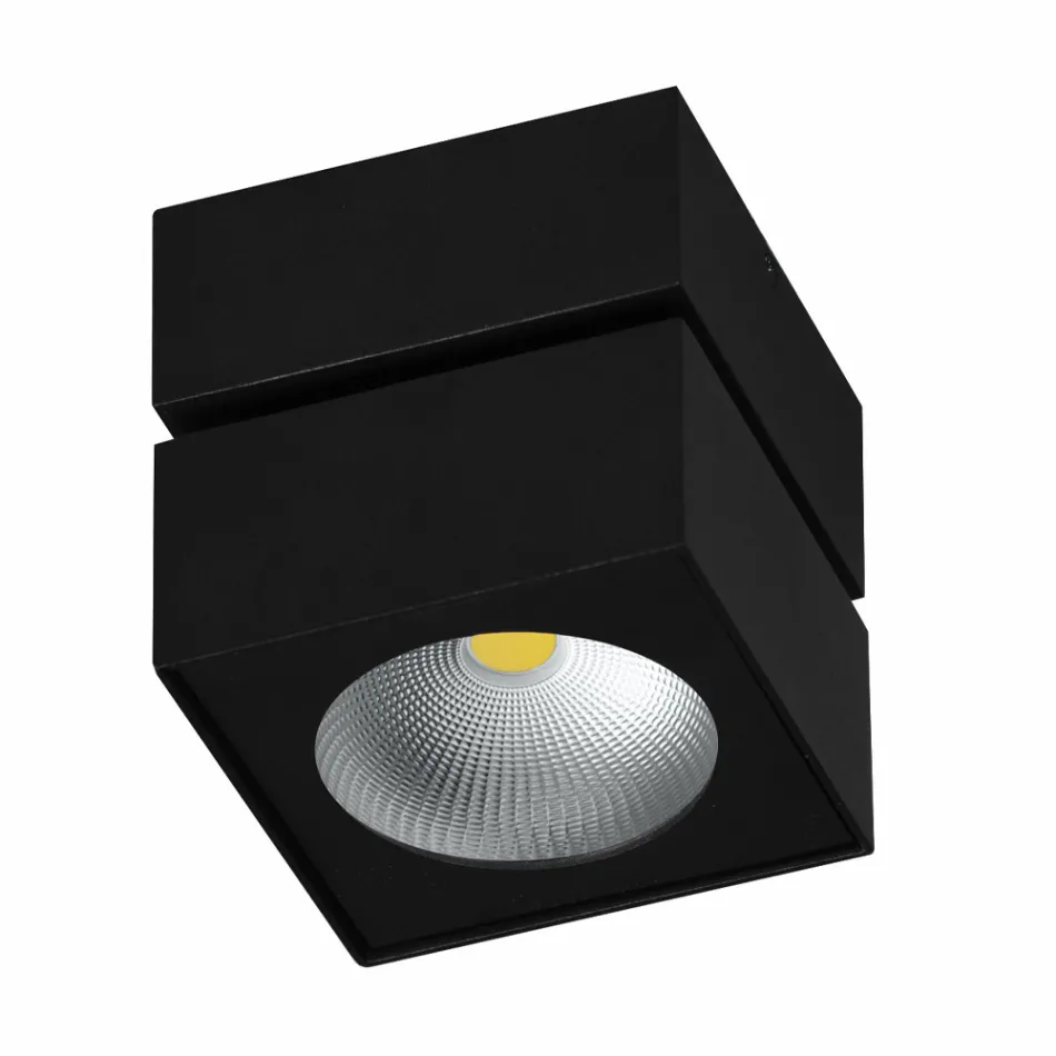 Decorative Wall Lamp Led 14W in White or Black Aluminum - Vernon Viadurini